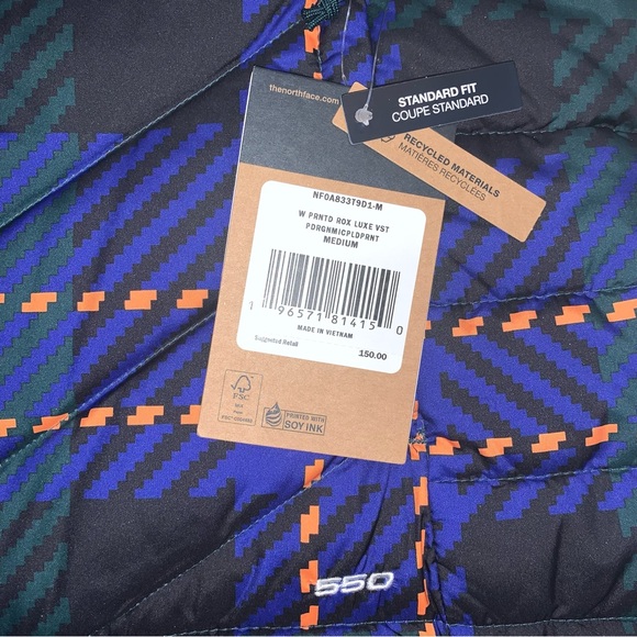 The North Face Printed ThermoBall™ Women’s Vest-Size M New - Picture 9 of 13